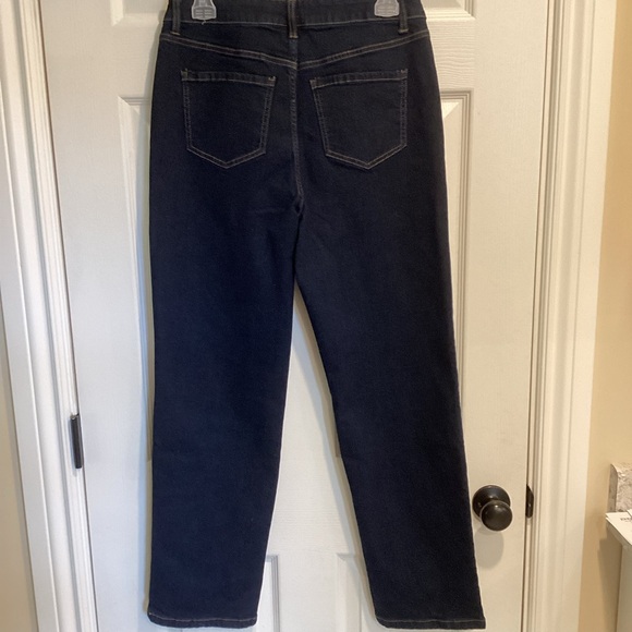 BLAIR DenimEase Classic 5-Pocket Jeans, Dark Wash, Size 10 - Picture 5 of 15